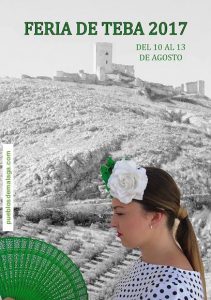 Cartel Feria de Agosto de Teba 2017