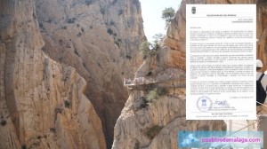 Ardales protesta por no salir en el programa de Calleja sobre el Caminito del Rey