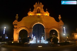 Luces de Navidad en la Puerta de Estepa de Antequera
