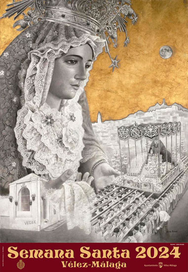 Cartel de la Semana Santa de Velez Málaga 2024