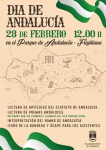 l Ayuntamiento de Frigiliana celebra el 28 de febrero el Día de Andalucia en el Parque de Andalucía