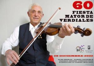 Cartel de la Fiesta Mayor de Verdiales Málaga 2022
