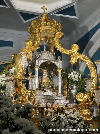 Imagen de la Virgen de los Remedios en la Iglesia de San Pedro de Cártama