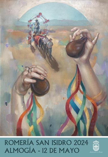 Cartel de la Romería San Isidro Labrador Almogía 2024