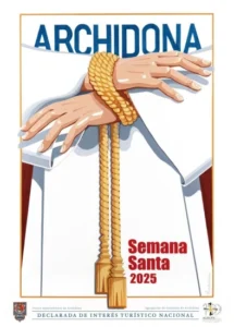 Cartel de la Semana Santa de Archidona 2025. Autora: Pili Cárdenas