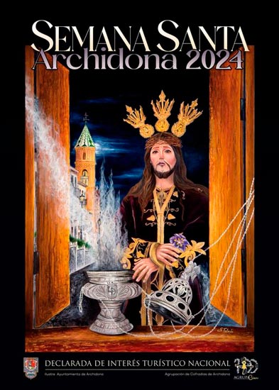 Cartel oficial de la Semana Santa de Archidona 2024