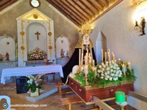 Ermita de los Verdiales con la Virgen de los Dolores Fotografía de Juan Arrabal Rios