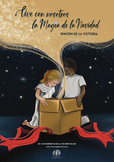 Cartel de la Navidad 2023 en Rincón de la Victoria