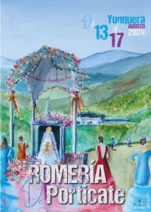Cartel de la Romería Porticate en Yunquera