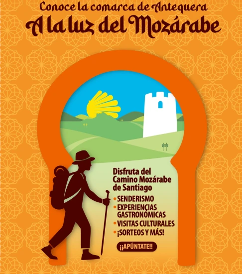 Comarca de Antequera durante el evento A la luz del Mozárabe, con actividades en el Camino Mozárabe de Santiago